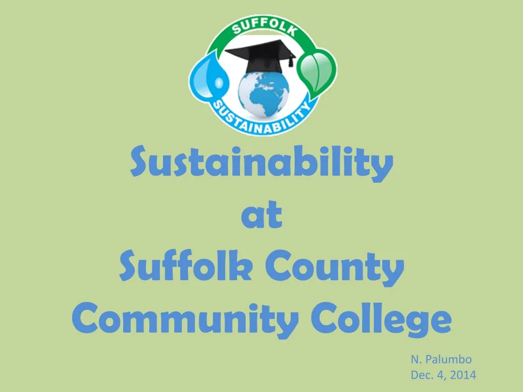 sustainability at suffolk county community college