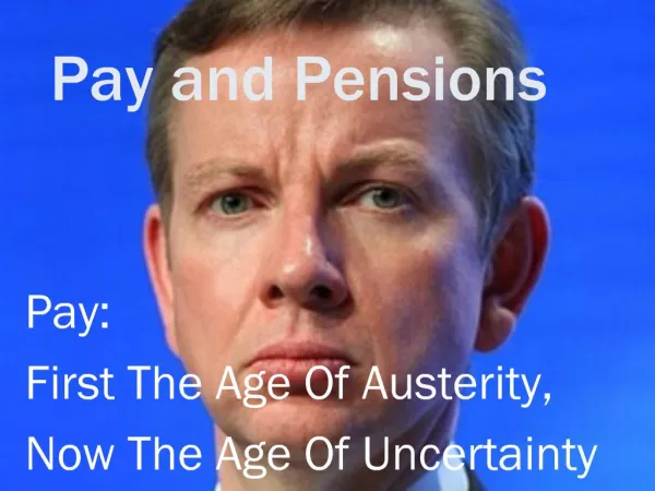 Pay and Pensions