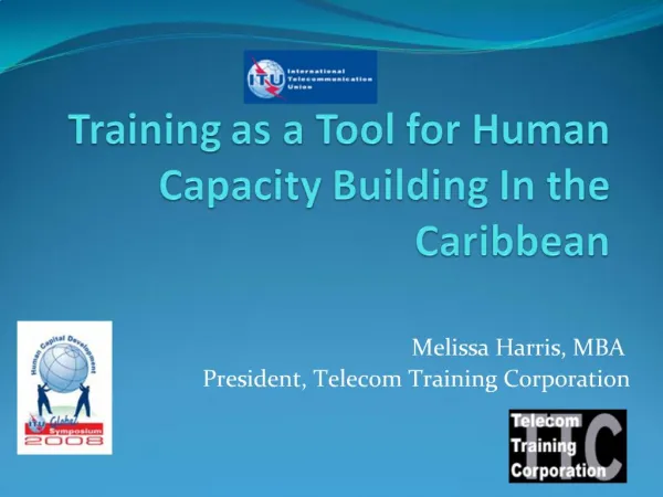 Training as a Tool for Human Capacity Building In the Caribbean