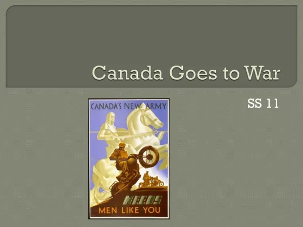 Canada Goes to War