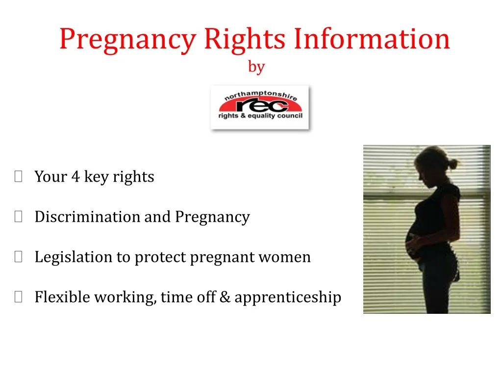 pregnancy rights information by