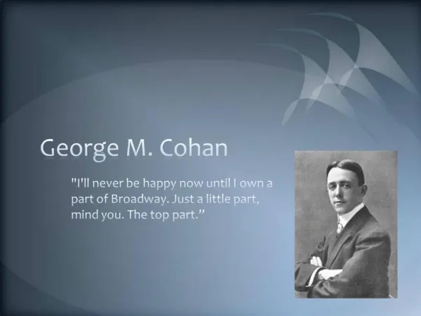 George M. Cohan