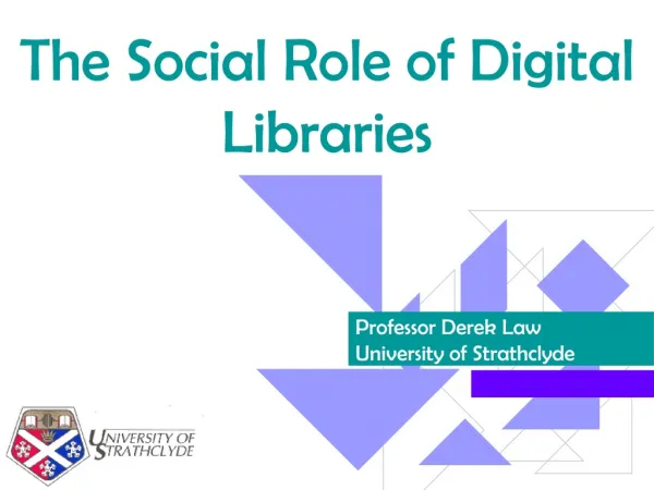 The Social Role of Digital Libraries