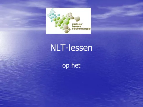 NLT-lessen