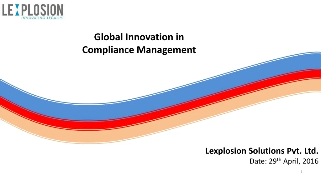 global innovation in compliance management