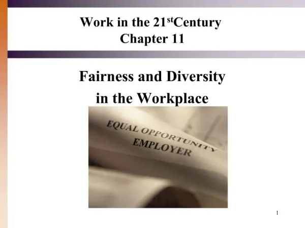 Work in the 21st Century Chapter 11