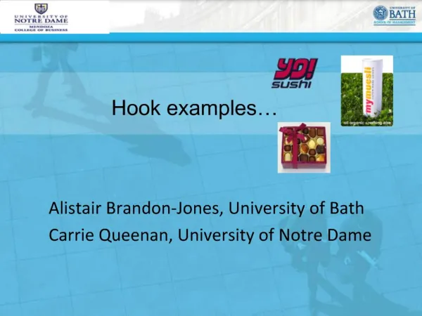 Hook examples