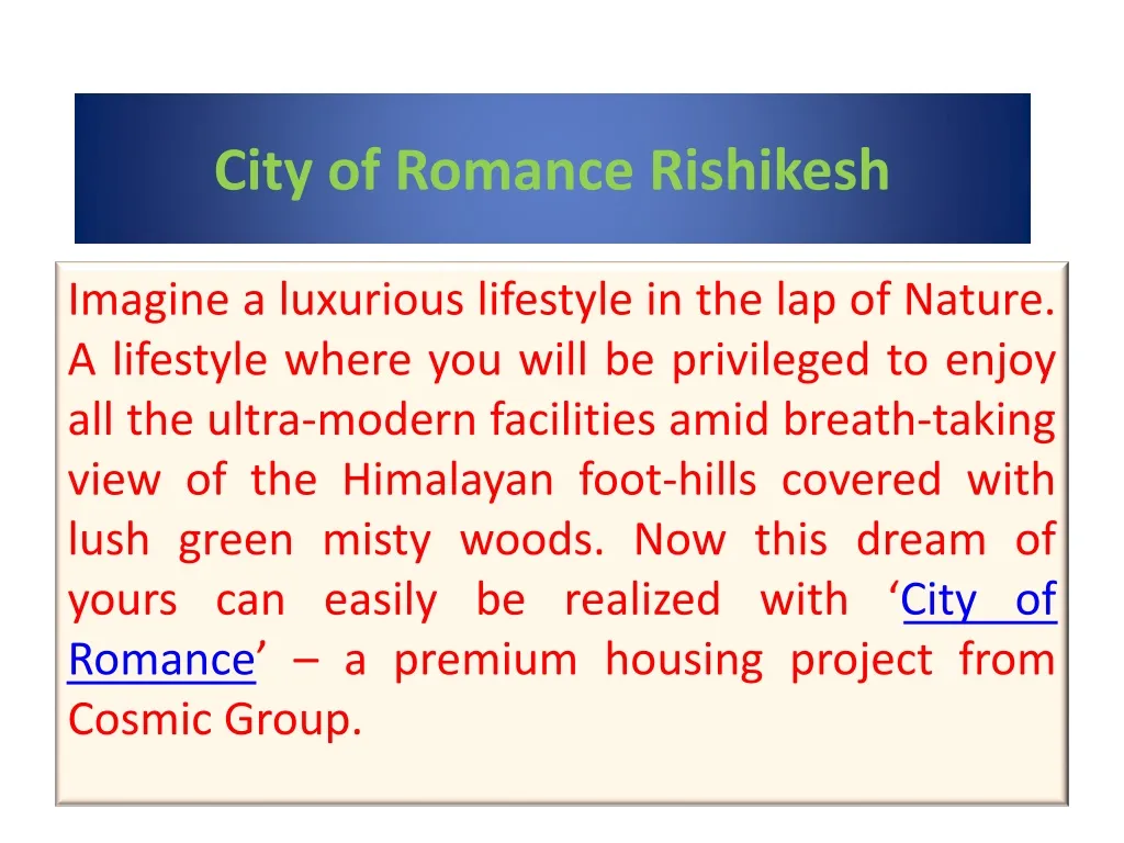 city of romance rishikesh