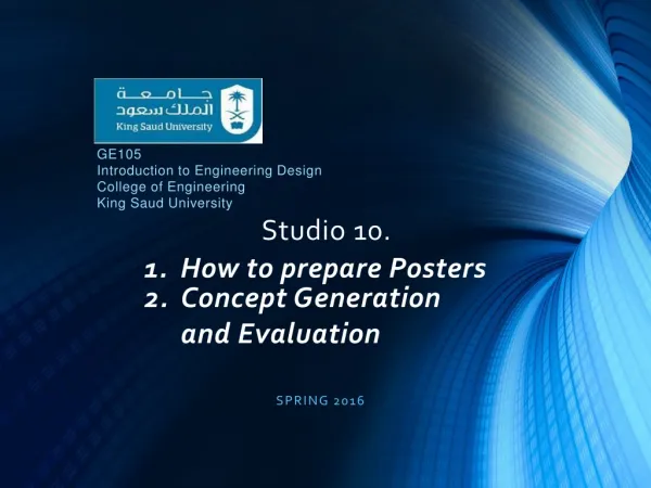 How to prepare Posters