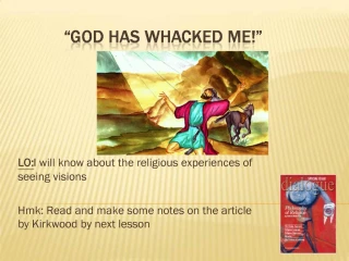 God has whacked me - slide 1