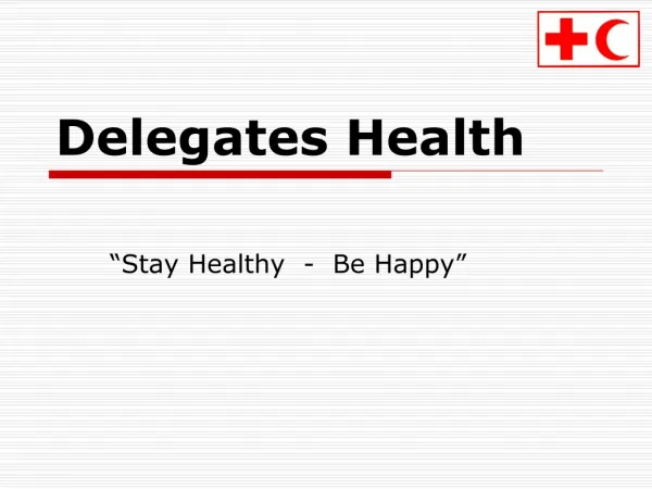 Delegates Health