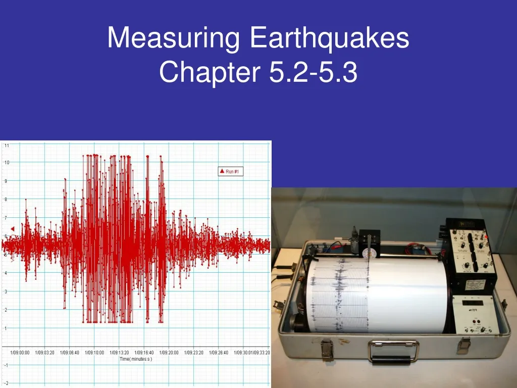 measuring earthquakes chapter 5 2 5 3