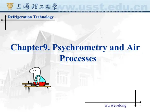 Chapter9. Psychrometry and Air Processes