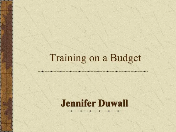Training on a Budget