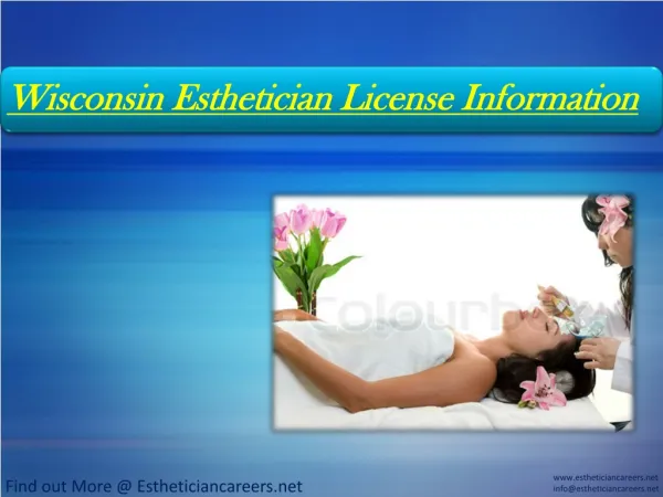 Wisconsin Esthetician License Information