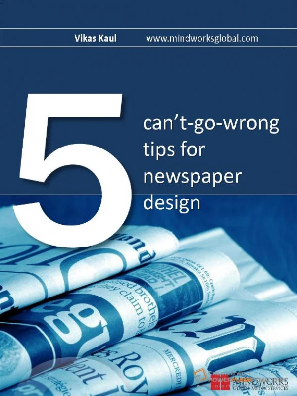 5 Can't-Go-Wrong Tips For Newspaper Design