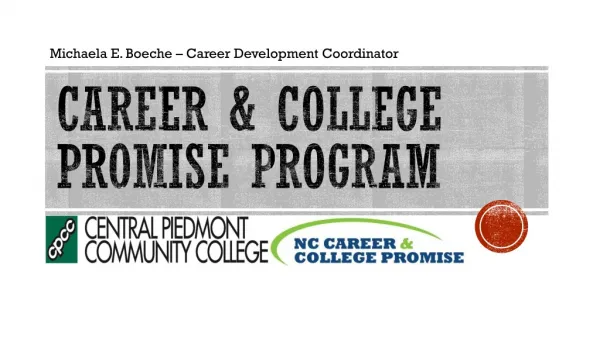 Career &amp; College Promise Program