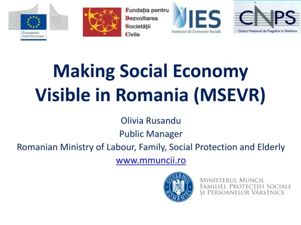 Making Social Economy Visible in Romania (MSEVR)