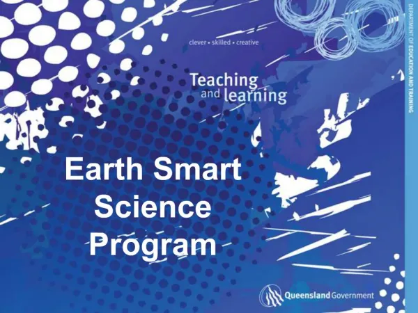 Earth Smart Science Program