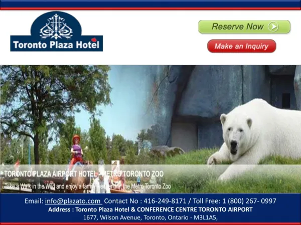 Metro Toronto Zoo Packages, Toronto Zoo Package - Days Hotel