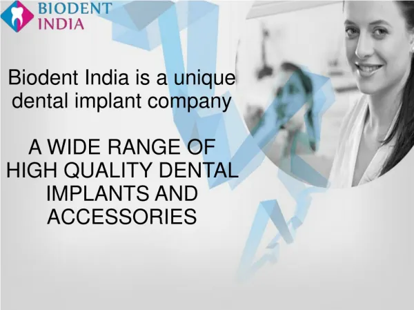 Dental Implants India - Best Dental implants accessories Hyd