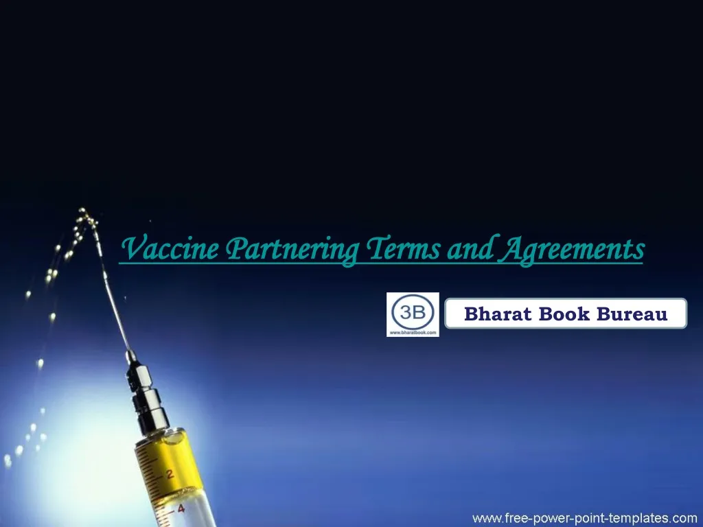 vaccine partnering terms and agreements
