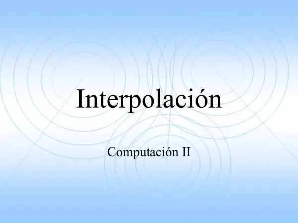 Interpolaci n