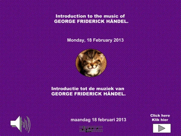 Introduction to the music of GEORGE FRIDERICK H NDEL.