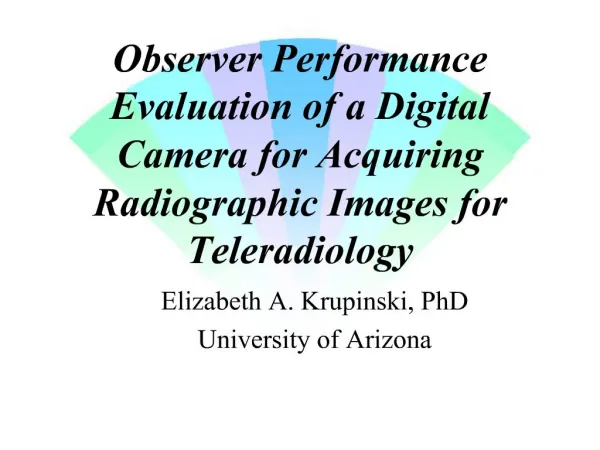 Observer Performance Evaluation of a Digital Camera for Acquiring Radiographic Images for Teleradiology