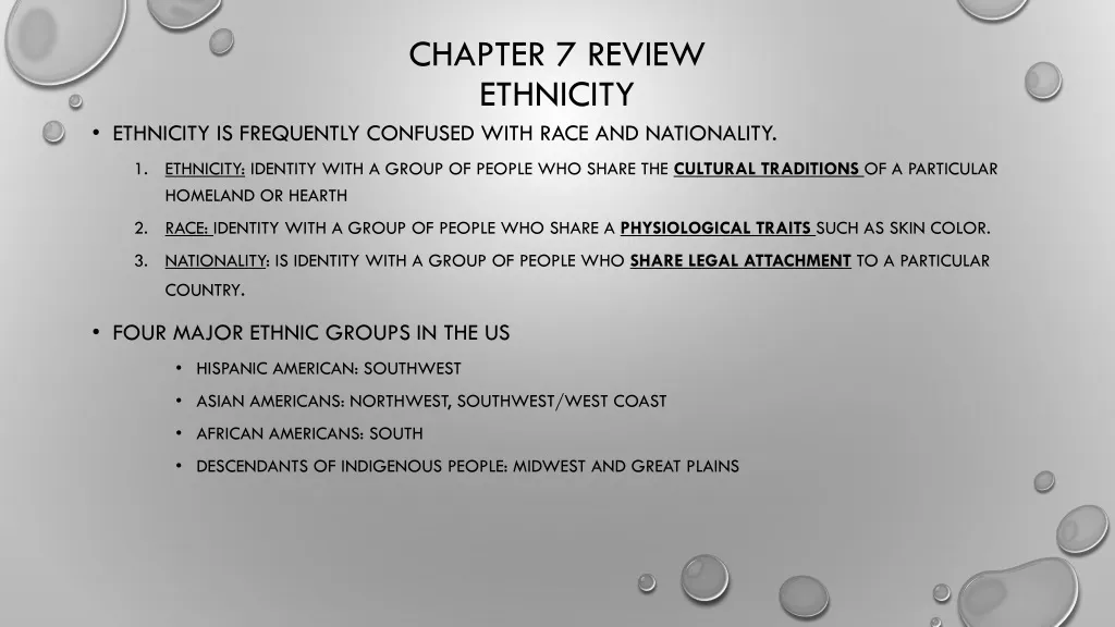 chapter 7 review ethnicity