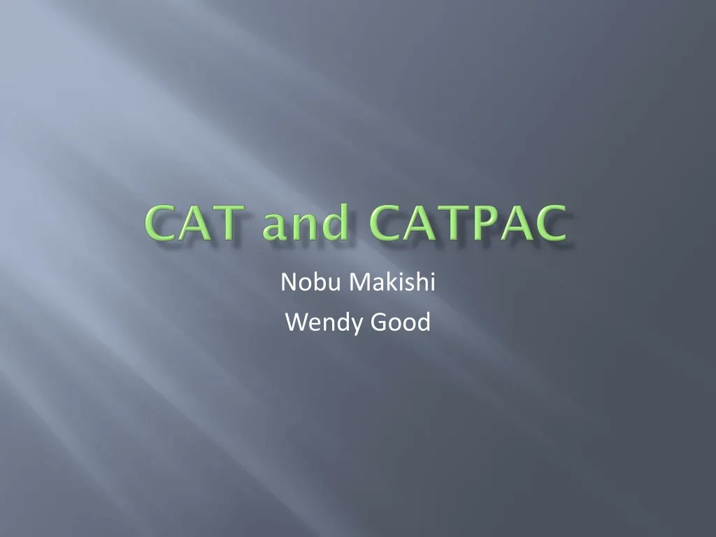 cat and catpac