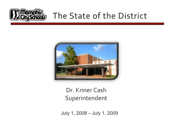 The State of the District