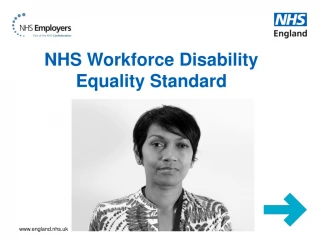 NHS Workforce Disability Equality Standard - slide 1
