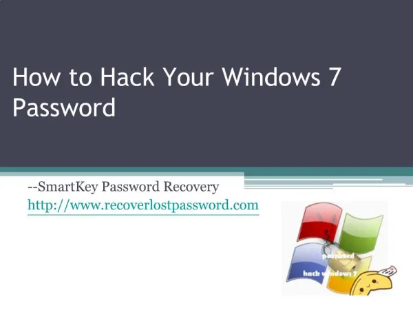 How to Hack Your Windows 7 Password