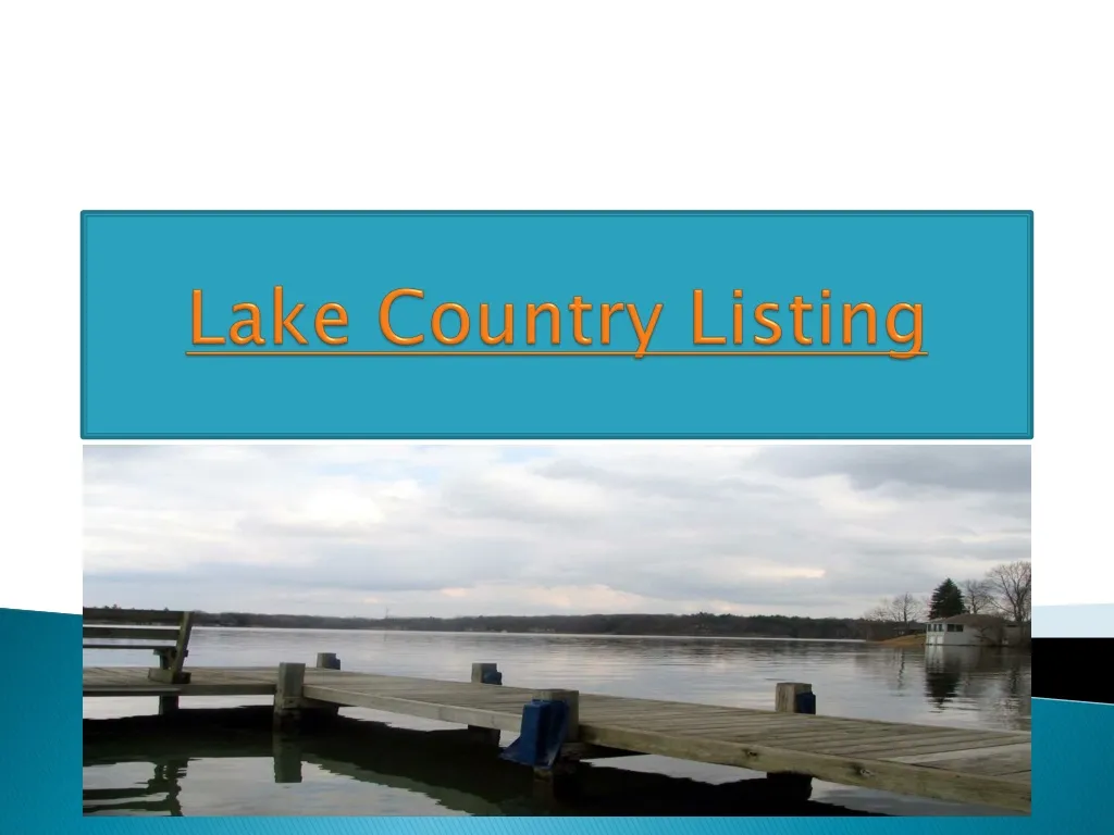 lake country listing