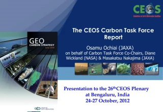 The CEOS Carbon Task Force Report - slide 1