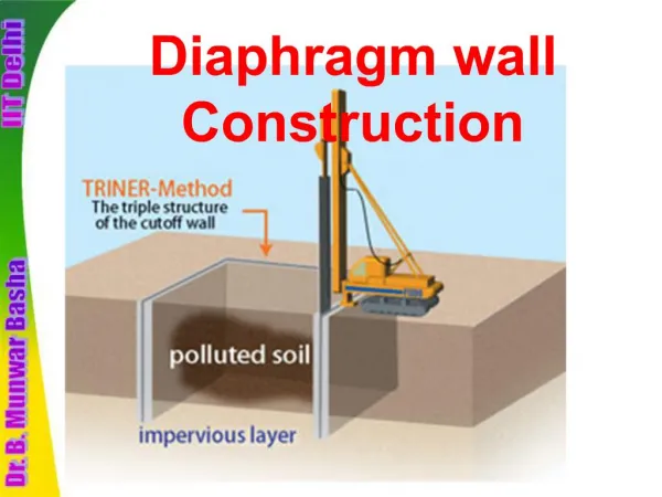Diaphragm wall Construction