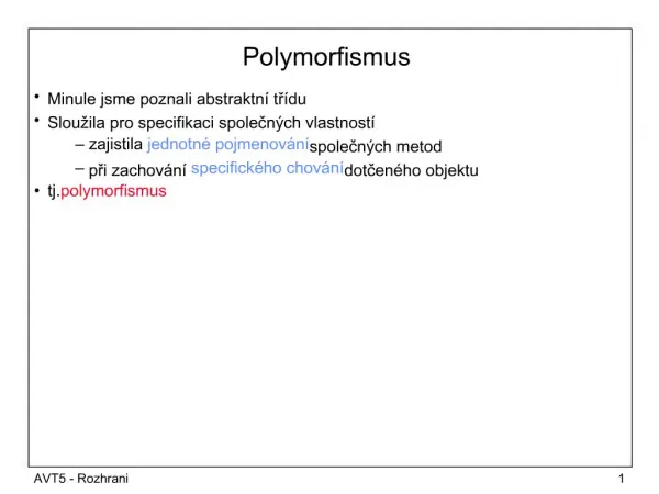Polymorfismus