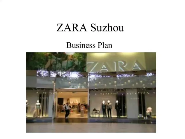 ZARA Suzhou