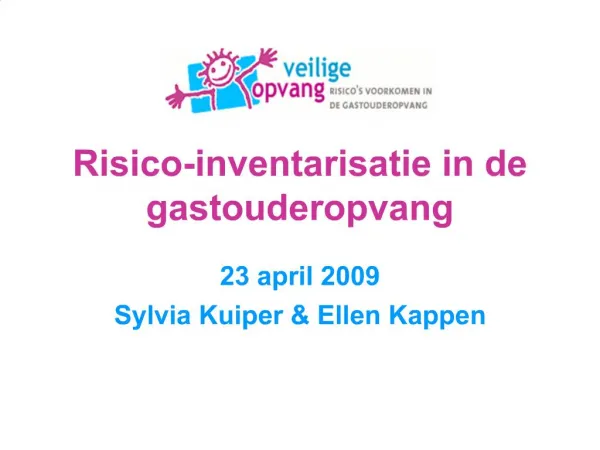 Risico-inventarisatie in de gastouderopvang