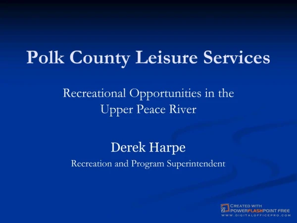 Polk County Leisure Services