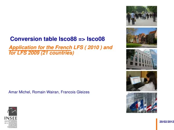 Conversion table Isco88 =&gt; Isco08