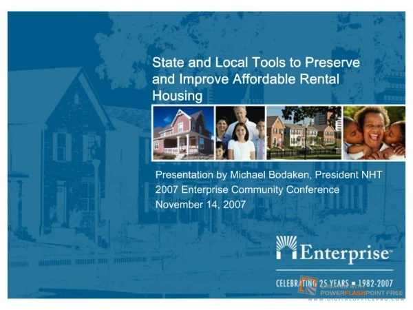 State and Local Tools to Preserve and Improve Affordable Rental Housing