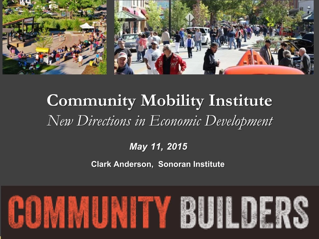 community mobility institute new directions