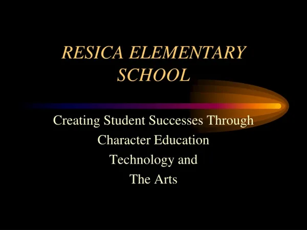 RESICA ELEMENTARY SCHOOL