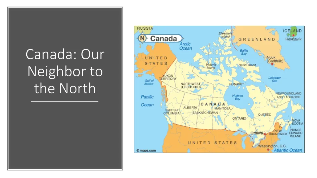 canada our neighbor to the north