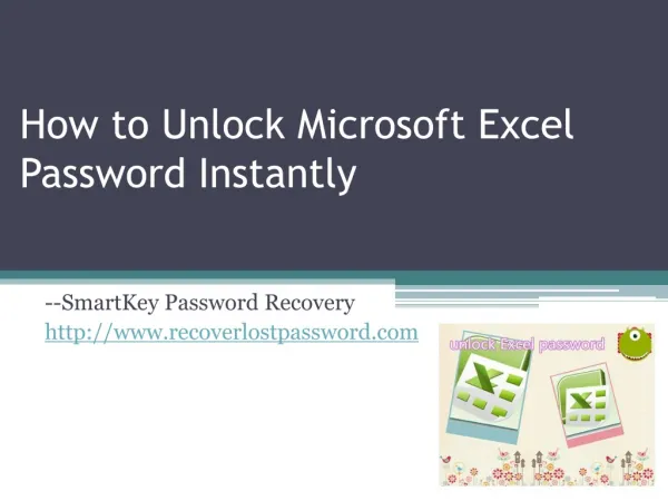 How to Unlock Microsoft Excel Password Instantly