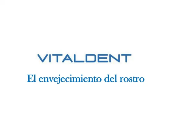 el envejecimiento del rostro