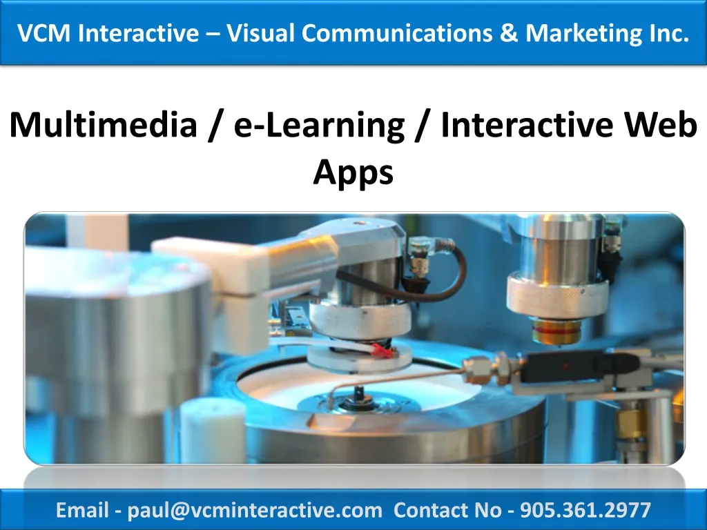 multimedia e learning interactive web apps