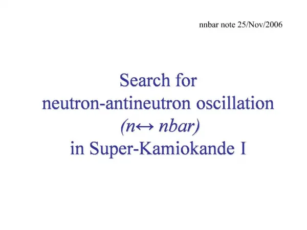 Search for neutron-antineutron oscillation n nbar in Super-Kamiokande I